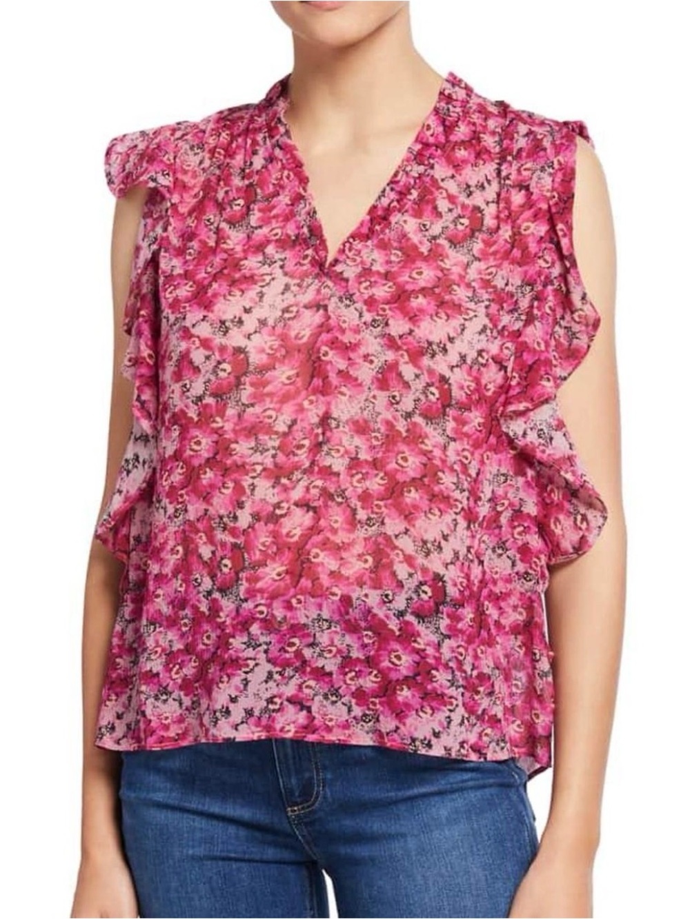 Paige Genie Top in Chateau Rose